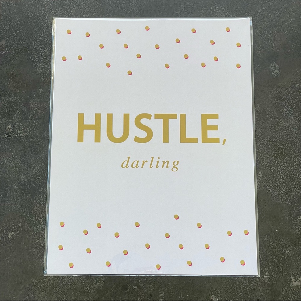 Hustle Darling Blush Color Art Print from The Smitten Collection - NEW
